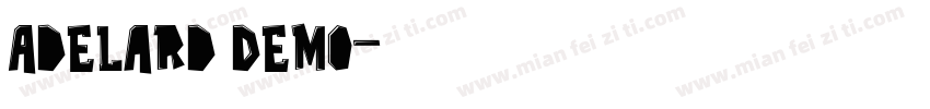 Adelard Demo字体转换